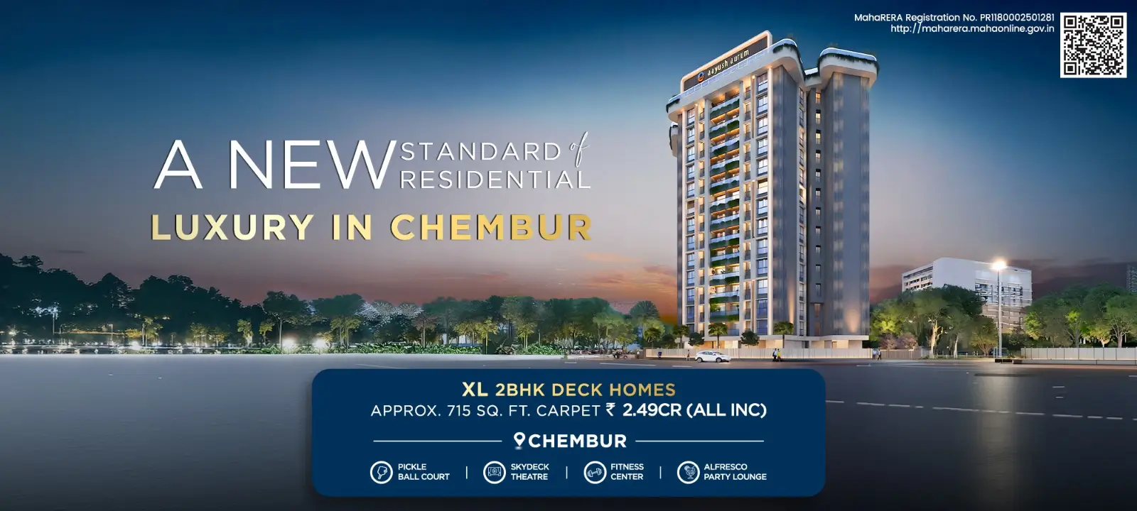 Aayush Aurum - Premium 2 BHK Apartments in Chembur, Mumbai