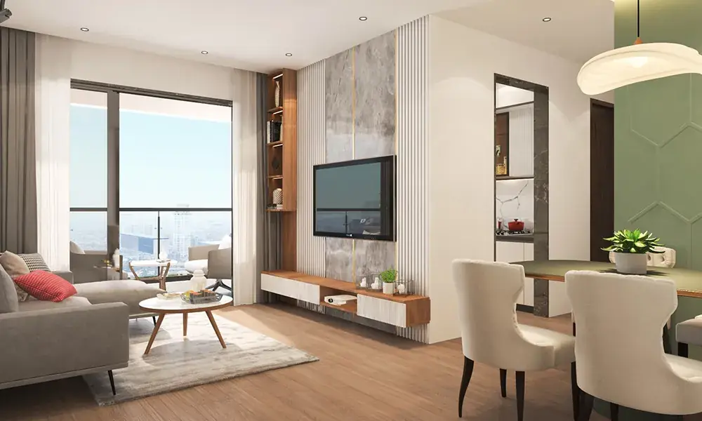 Aayush Aurum 2 BHK Premium Apartment Interior - Chembur Mumbai
